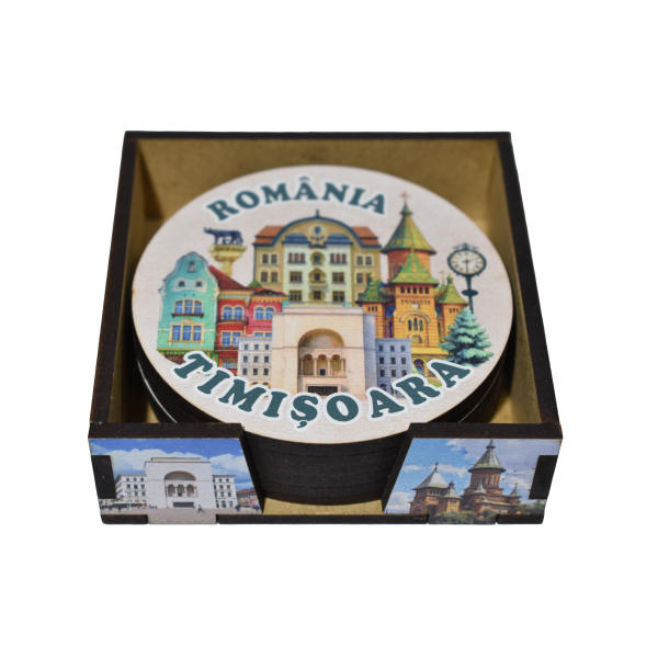 Suport pahar din lemn 