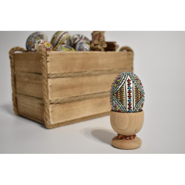 Ou de găină  încondeiat în Bucovina, 05