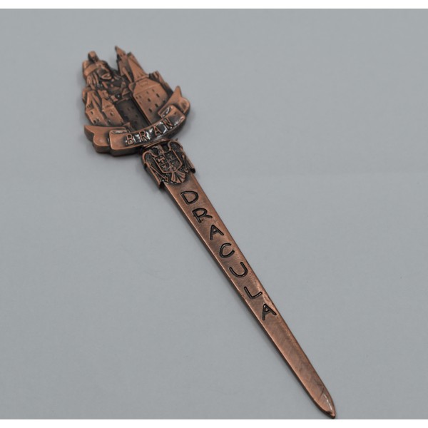 Stilet corespondență - ”Dracula”, arămiu
