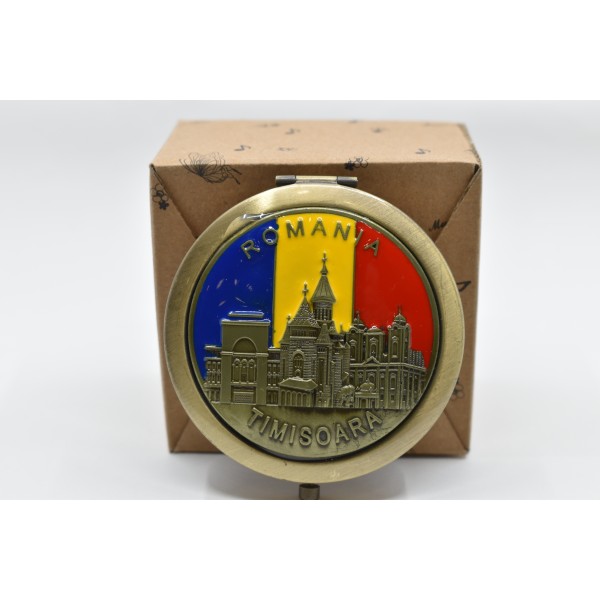 Oglindă suvenir Timișoara, verde